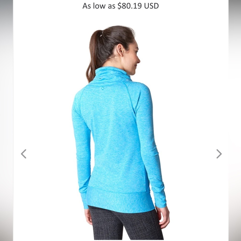 prAna Women's Electro Blue Ember Top - Picture 3 of 7